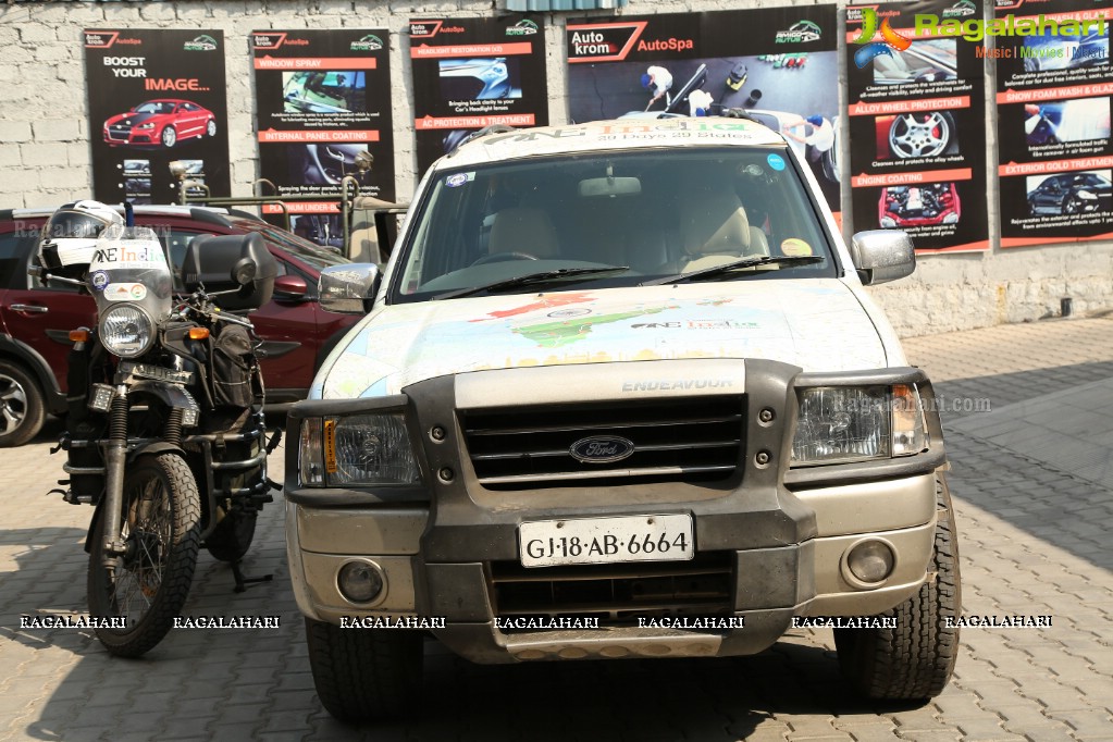 Felicitation of a Team of Five Men on a Pan India Tour by Auto Krom