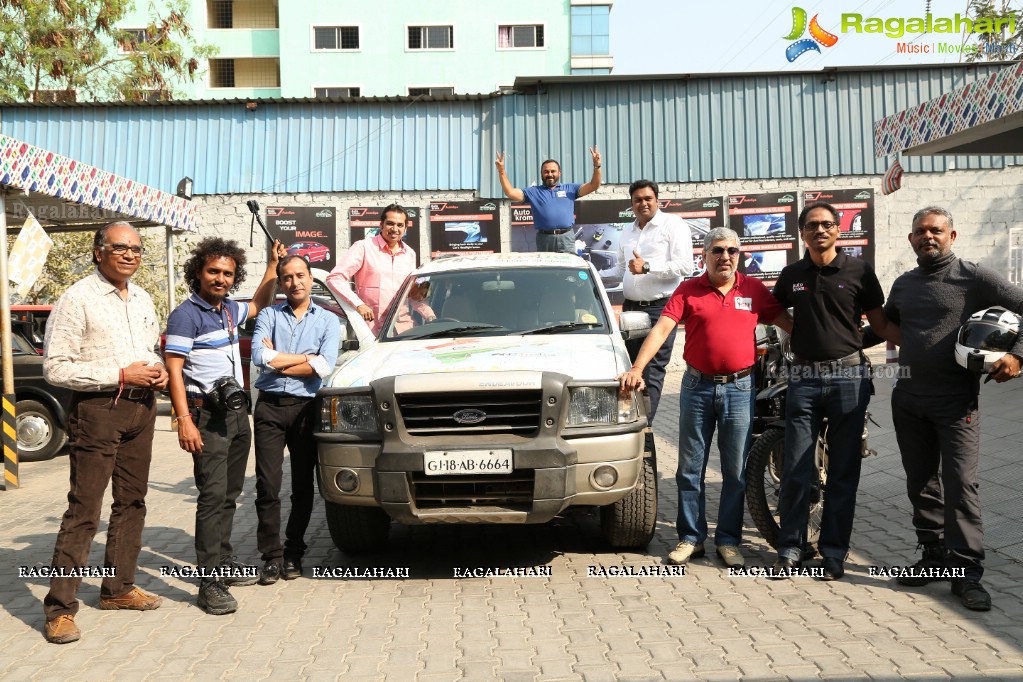 Felicitation of a Team of Five Men on a Pan India Tour by Auto Krom