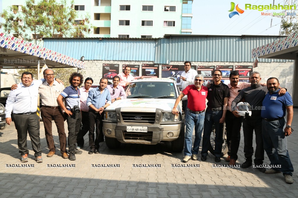 Felicitation of a Team of Five Men on a Pan India Tour by Auto Krom