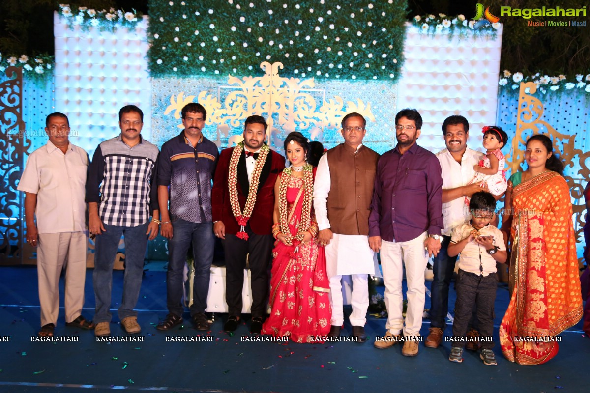 Grand Wedding Reception of Avinash Shetty with Sridevi at Lahari Resorts, Hyderabad