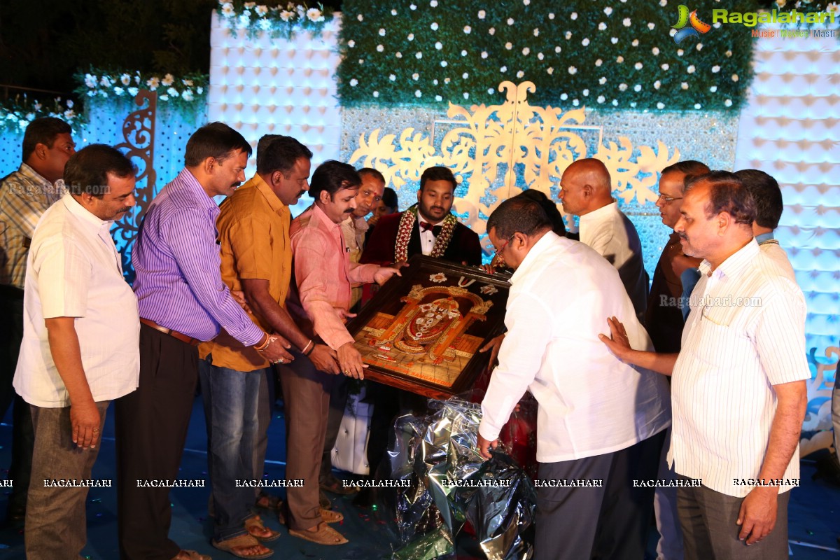 Grand Wedding Reception of Avinash Shetty with Sridevi at Lahari Resorts, Hyderabad