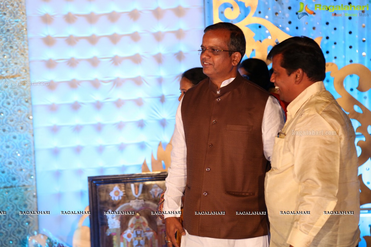 Grand Wedding Reception of Avinash Shetty with Sridevi at Lahari Resorts, Hyderabad