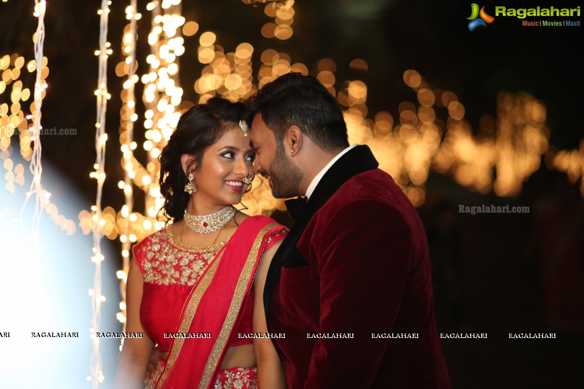 Grand Wedding Reception of Avinash Shetty with Sridevi at Lahari Resorts, Hyderabad