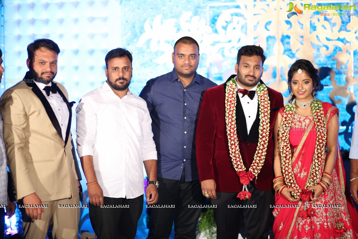 Grand Wedding Reception of Avinash Shetty with Sridevi at Lahari Resorts, Hyderabad