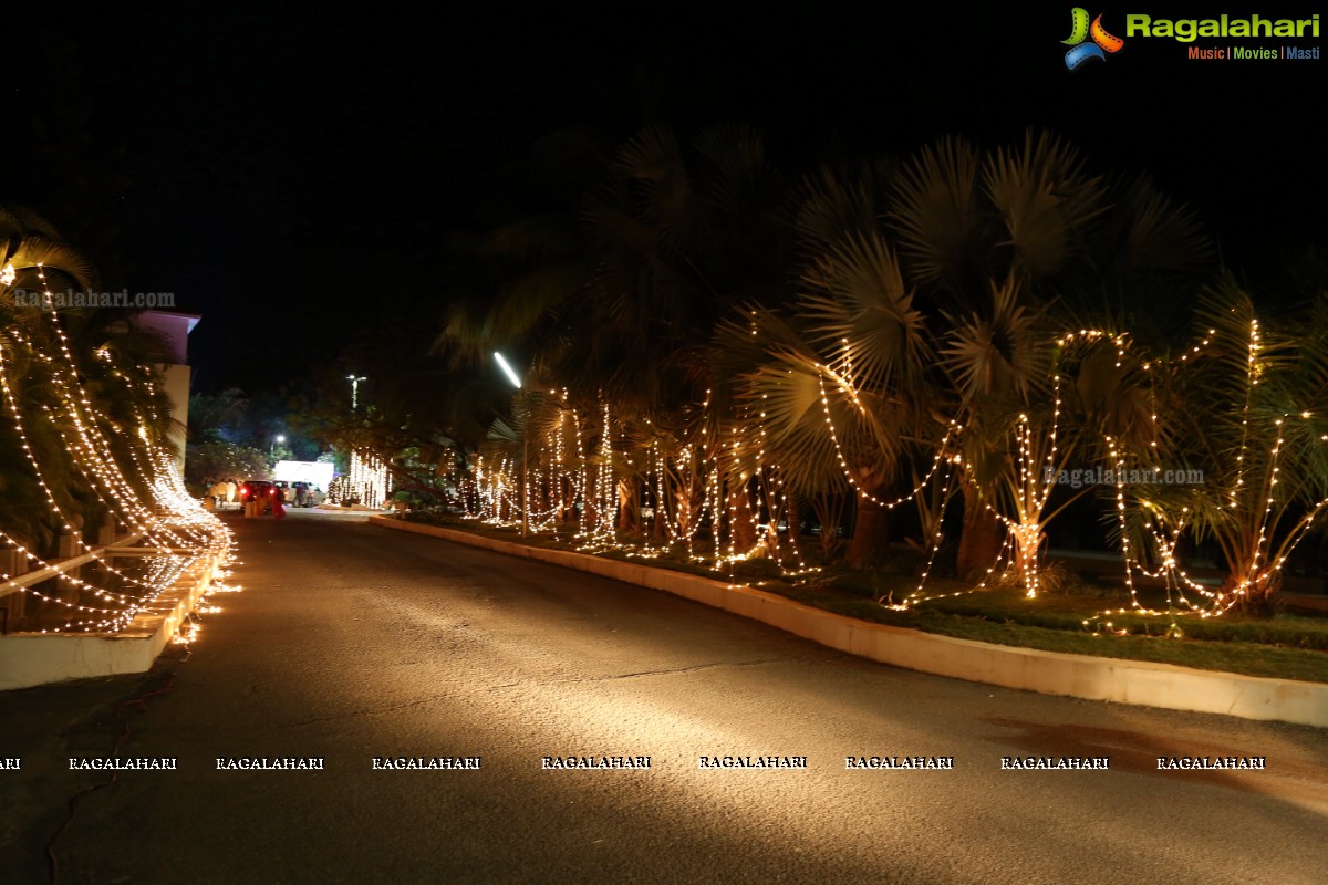 Grand Wedding Reception of Avinash Shetty with Sridevi at Lahari Resorts, Hyderabad