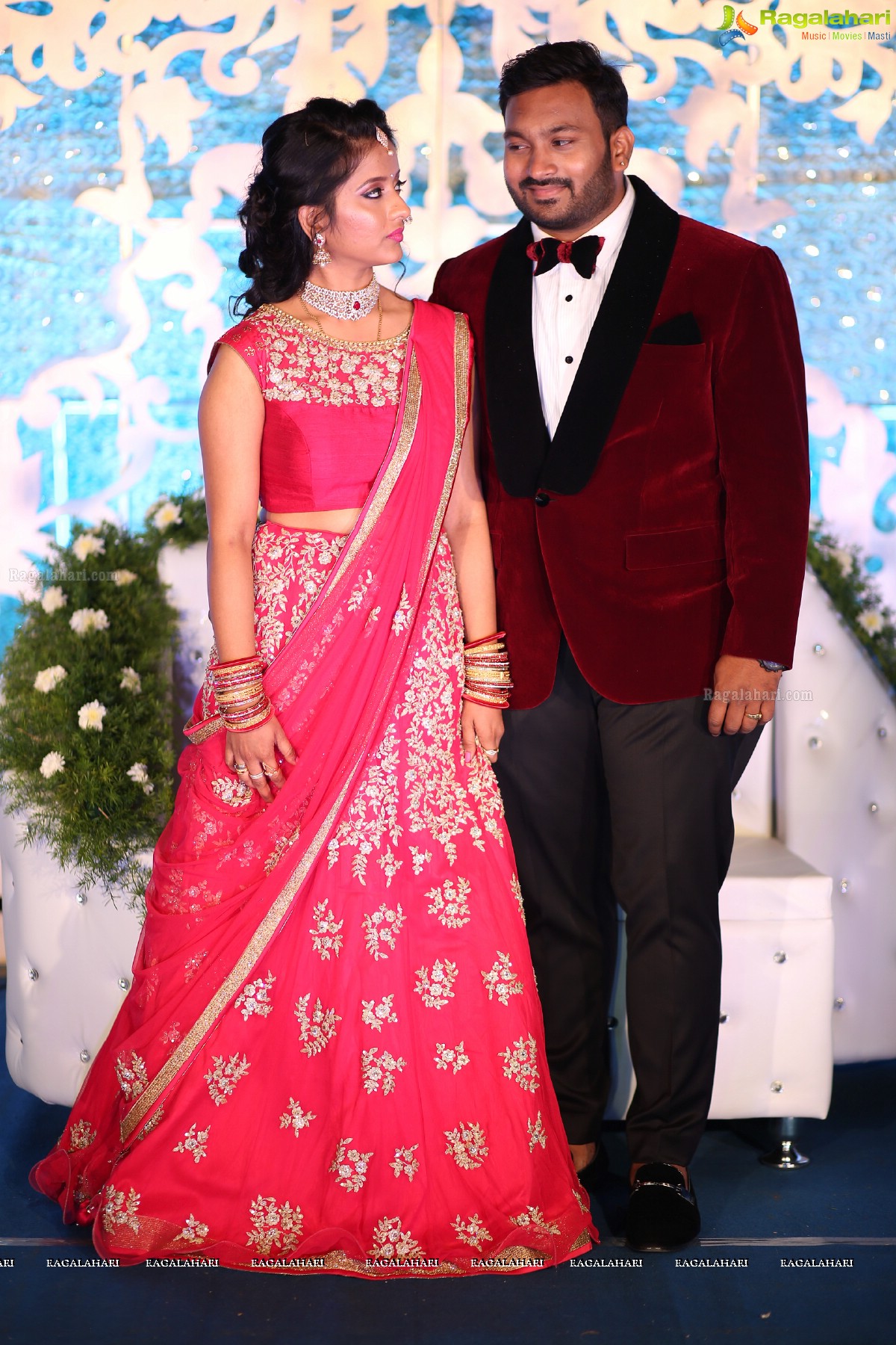 Grand Wedding Reception of Avinash Shetty with Sridevi at Lahari Resorts, Hyderabad