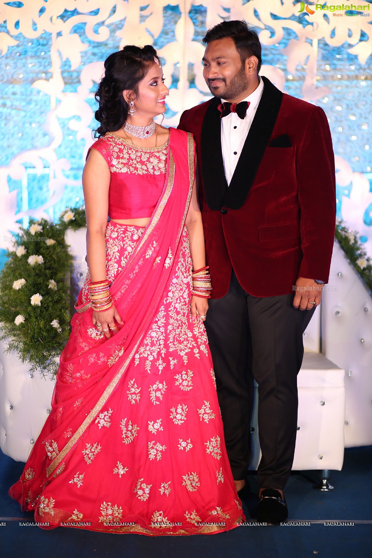 Grand Wedding Reception of Avinash Shetty with Sridevi at Lahari Resorts, Hyderabad