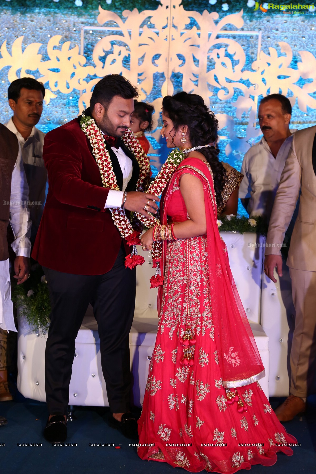 Grand Wedding Reception of Avinash Shetty with Sridevi at Lahari Resorts, Hyderabad