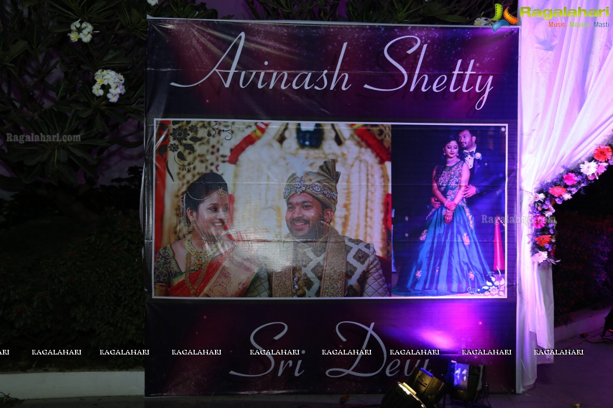 Grand Wedding Reception of Avinash Shetty with Sridevi at Lahari Resorts, Hyderabad