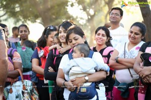 Pinkathon's Baby Wearing Walk with Milind Soman