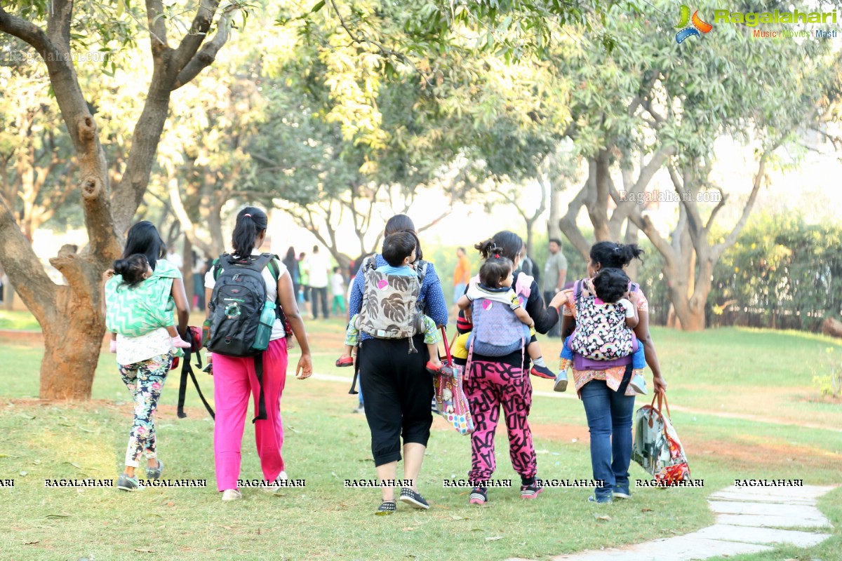 Pinkathon's Baby Wearing Walk with Milind Soman