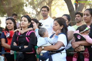 Pinkathon's Baby Wearing Walk with Milind Soman