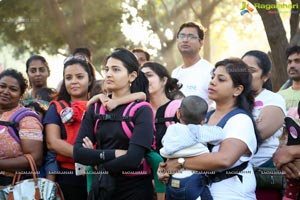 Pinkathon's Baby Wearing Walk with Milind Soman