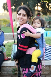 Pinkathon's Baby Wearing Walk with Milind Soman