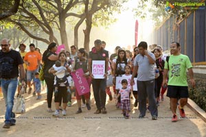 Pinkathon's Baby Wearing Walk with Milind Soman