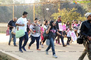 Pinkathon's Baby Wearing Walk with Milind Soman