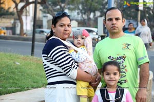 Pinkathon's Baby Wearing Walk with Milind Soman