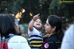 Pinkathon's Baby Wearing Walk with Milind Soman