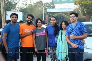 Pinkathon's Baby Wearing Walk with Milind Soman