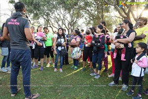 Pinkathon's Baby Wearing Walk with Milind Soman