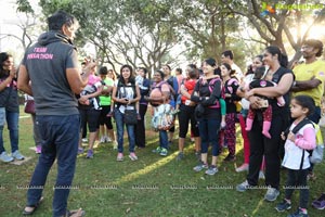 Pinkathon's Baby Wearing Walk with Milind Soman