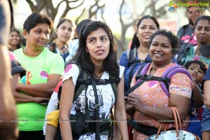 Pinkathon's Baby Wearing Walk with Milind Soman