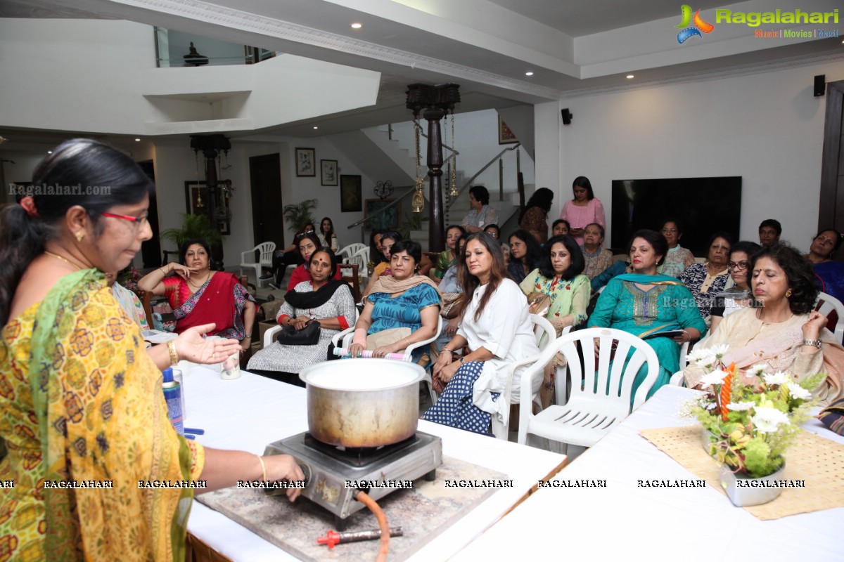 Candle Making Program by Ikebana International, Jubilee Hills, Hyderabad