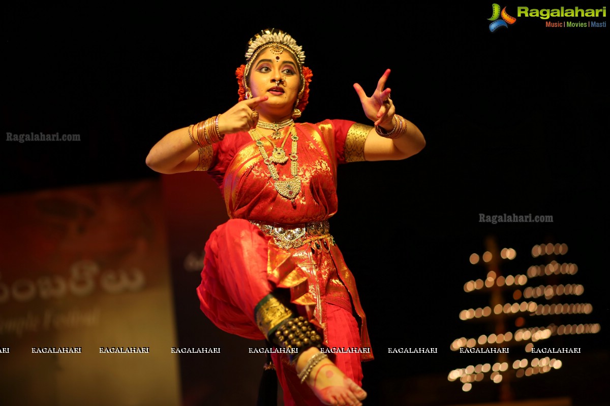 Gudi Sambaralu - A Bharatnatyam Recital by Smita Madhav and Kuchipudi Recital by Yashoda at Dharmapuri Kshetram, Hyderabad