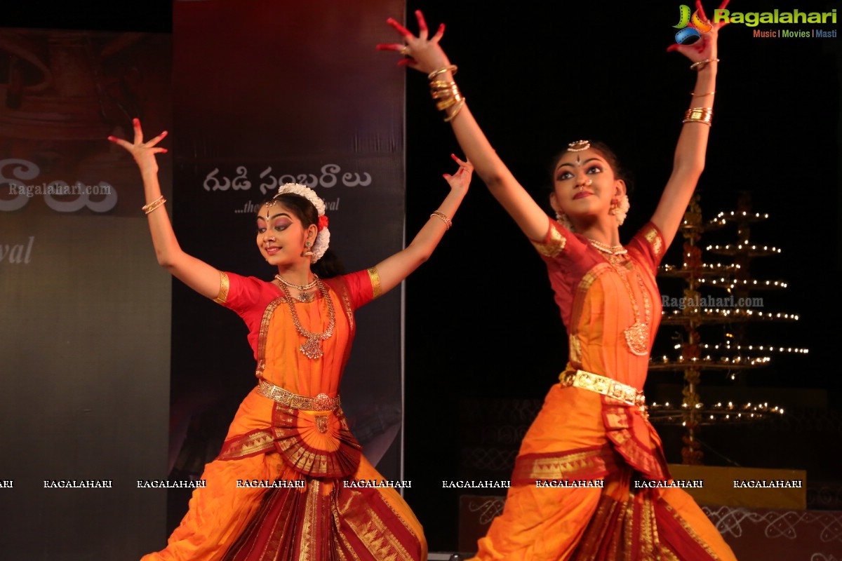 Gudi Sambaralu - A Bharatnatyam Recital by Smita Madhav and Kuchipudi Recital by Yashoda at Dharmapuri Kshetram, Hyderabad