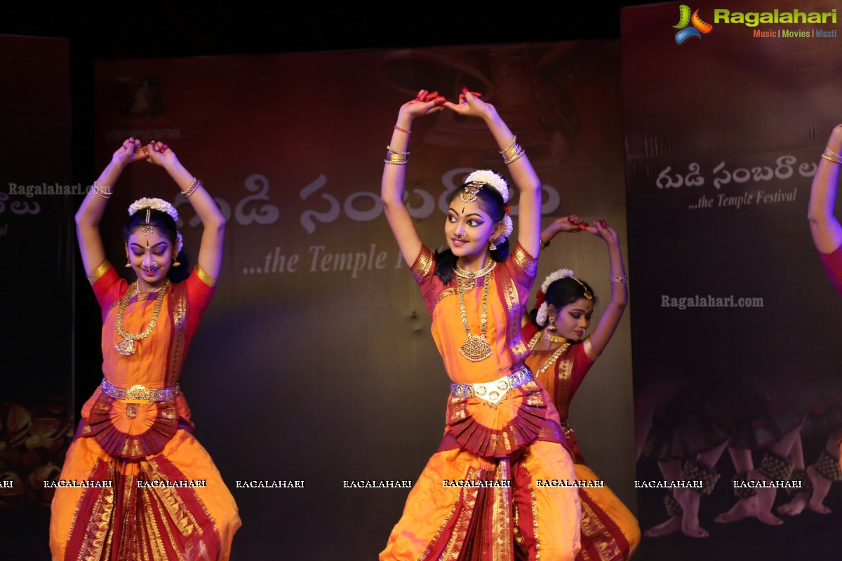 Gudi Sambaralu - A Bharatnatyam Recital by Smita Madhav and Kuchipudi Recital by Yashoda at Dharmapuri Kshetram, Hyderabad