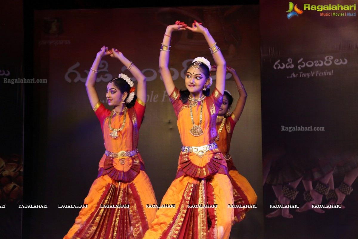 Gudi Sambaralu - A Bharatnatyam Recital by Smita Madhav and Kuchipudi Recital by Yashoda at Dharmapuri Kshetram, Hyderabad