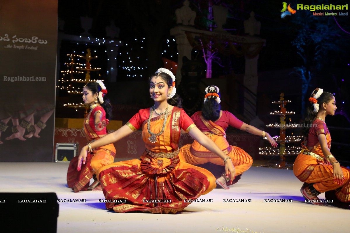 Gudi Sambaralu - A Bharatnatyam Recital by Smita Madhav and Kuchipudi Recital by Yashoda at Dharmapuri Kshetram, Hyderabad
