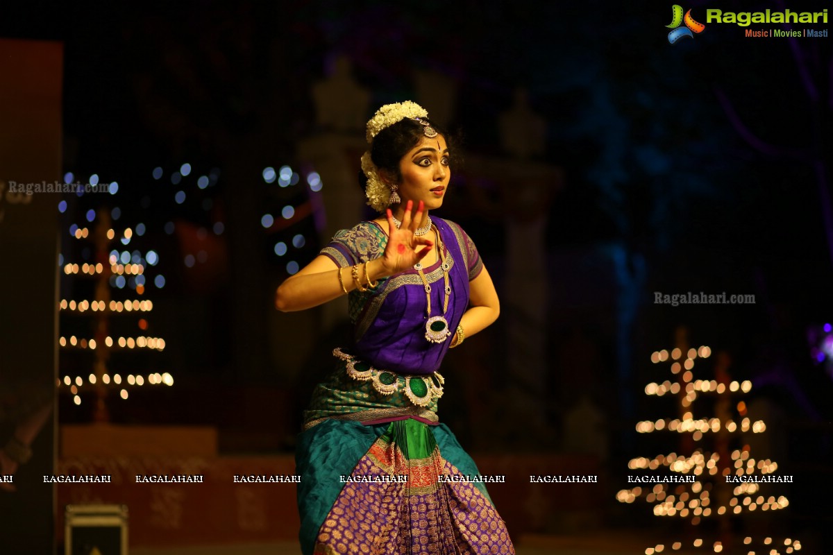 Gudi Sambaralu - A Bharatnatyam Recital by Smita Madhav and Kuchipudi Recital by Yashoda at Dharmapuri Kshetram, Hyderabad