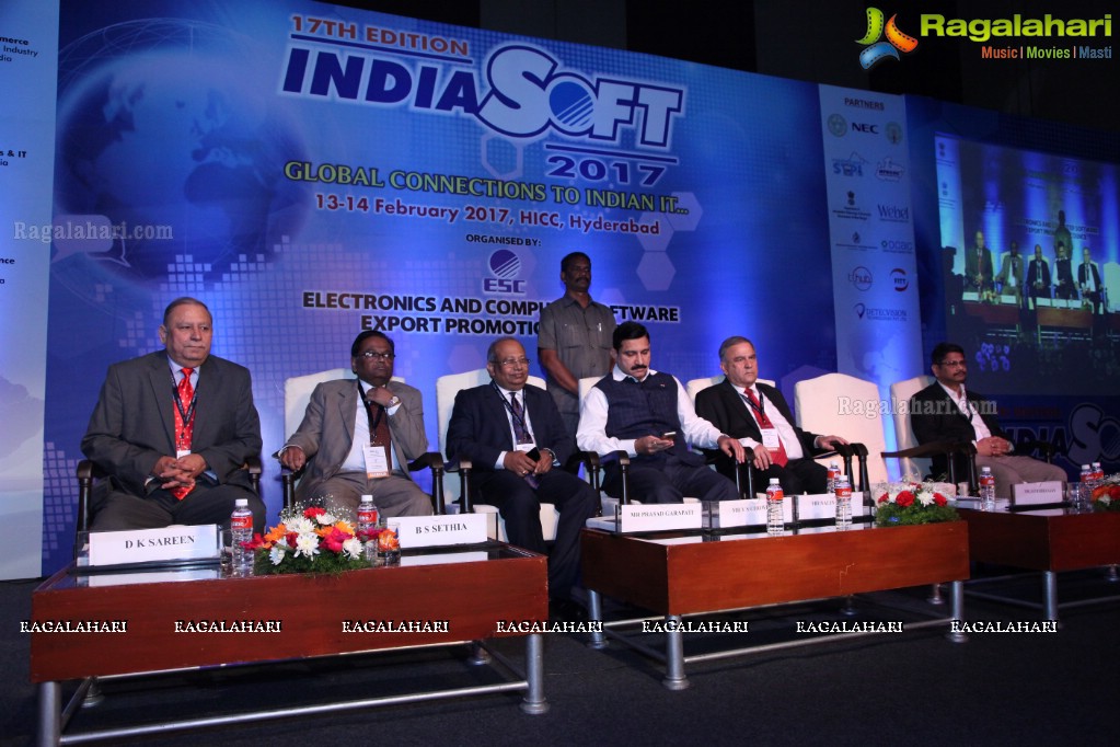 Inauguration of Indiasoft 2017 International IT Exhibition and Conference by Electronics and Computer Software Export Promotion Council