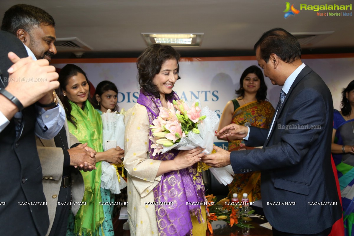 FICCI Interactive Session with Manisha Koirala at HICC, Hyderabad