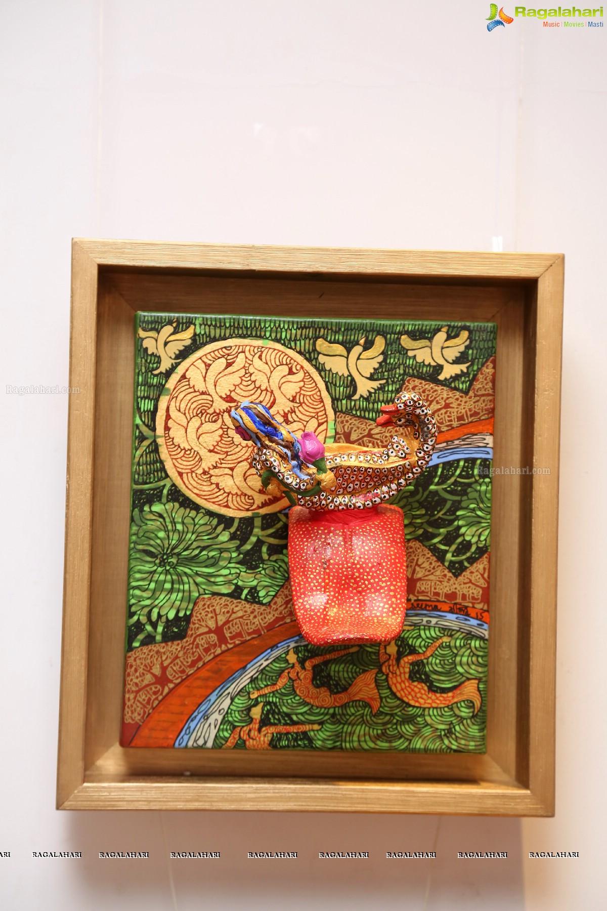 Golden Womb Dawn of Time by Seema Kohli at Kalakriti Art Gallery