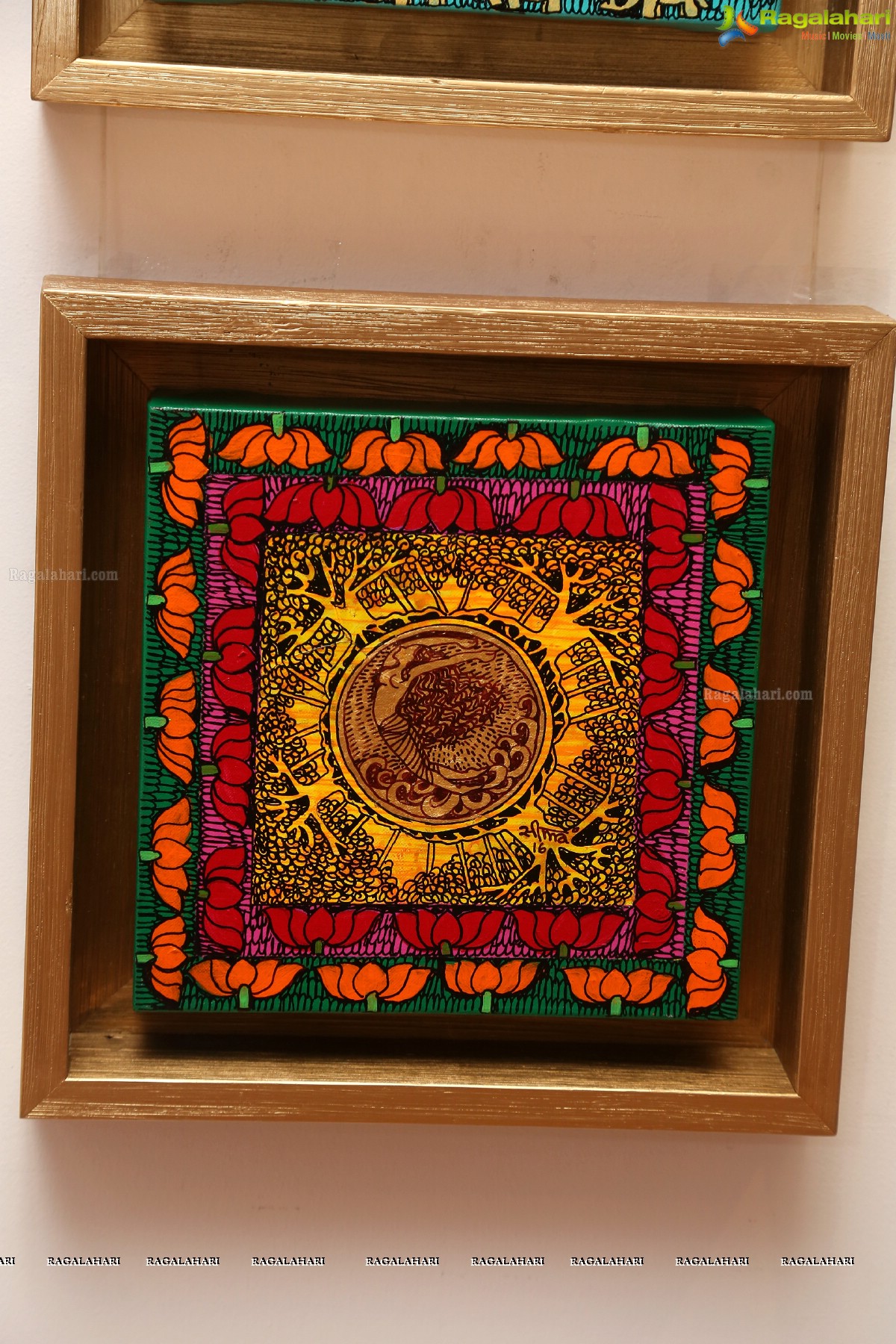 Golden Womb Dawn of Time by Seema Kohli at Kalakriti Art Gallery