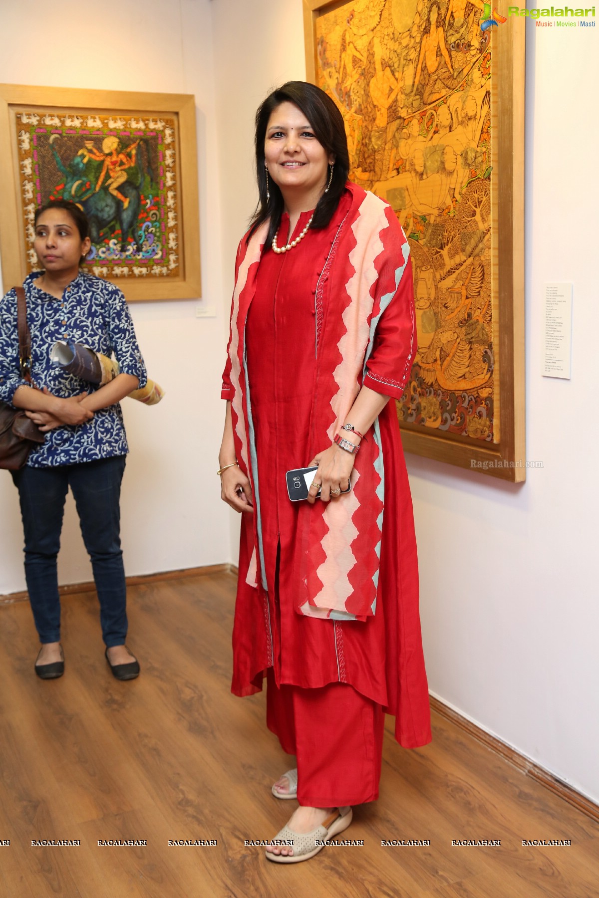 Golden Womb Dawn of Time by Seema Kohli at Kalakriti Art Gallery