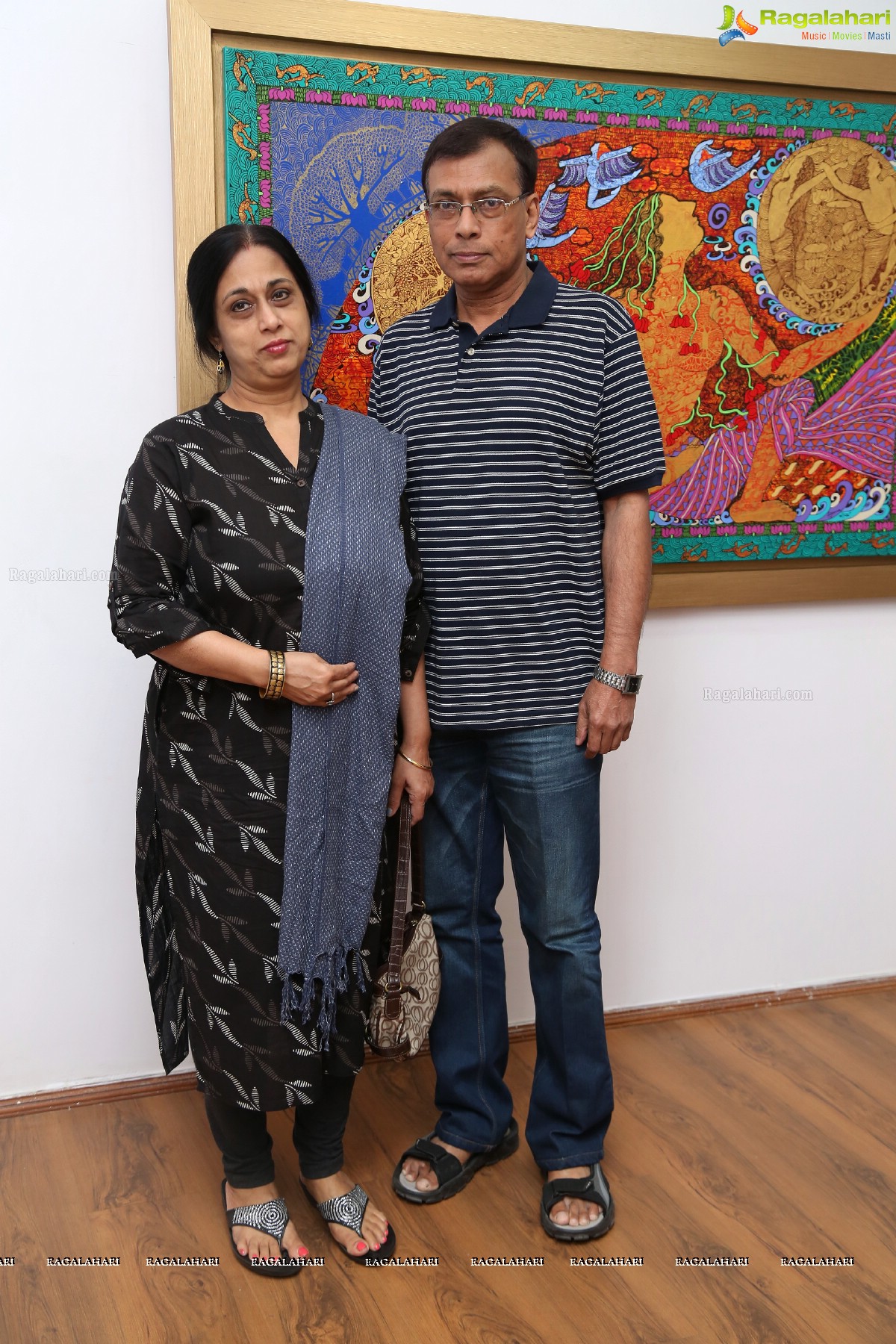 Golden Womb Dawn of Time by Seema Kohli at Kalakriti Art Gallery