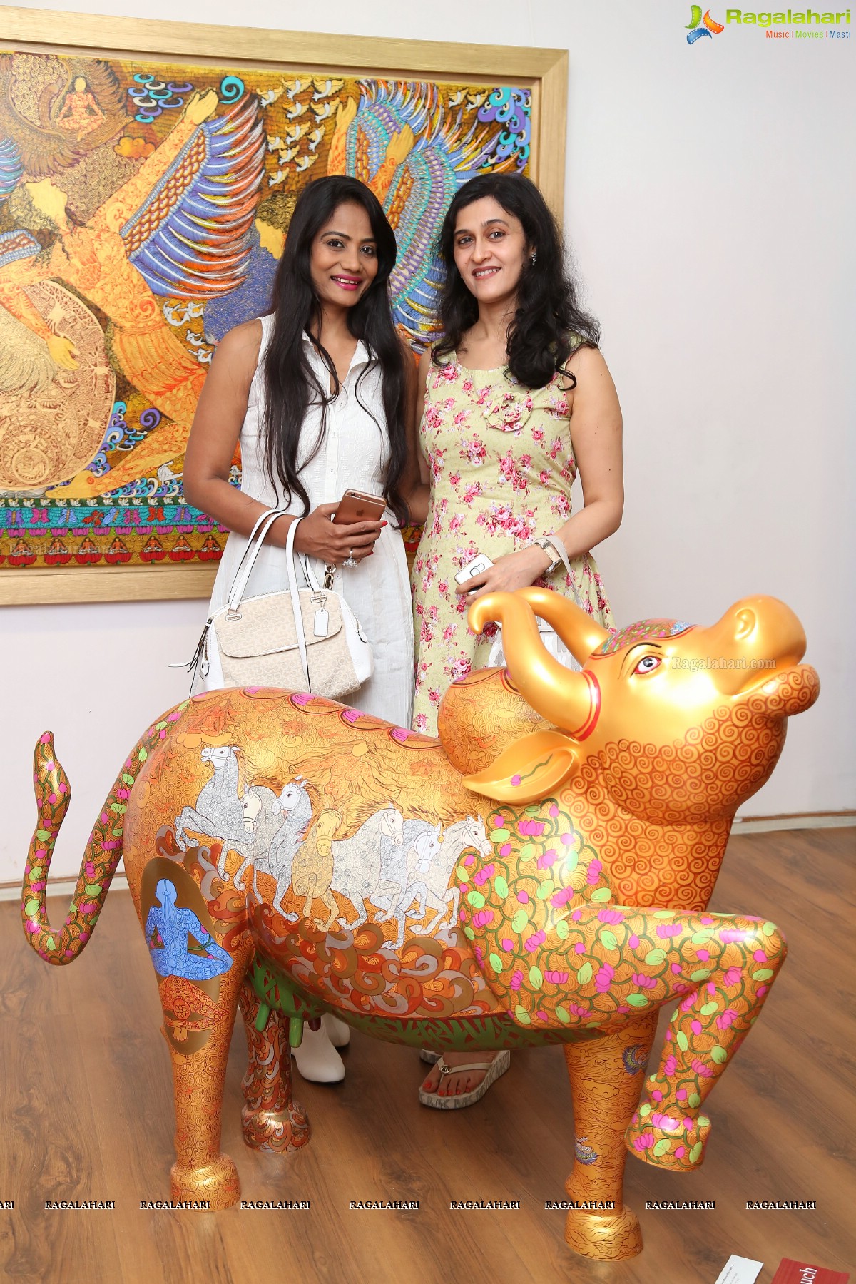 Golden Womb Dawn of Time by Seema Kohli at Kalakriti Art Gallery