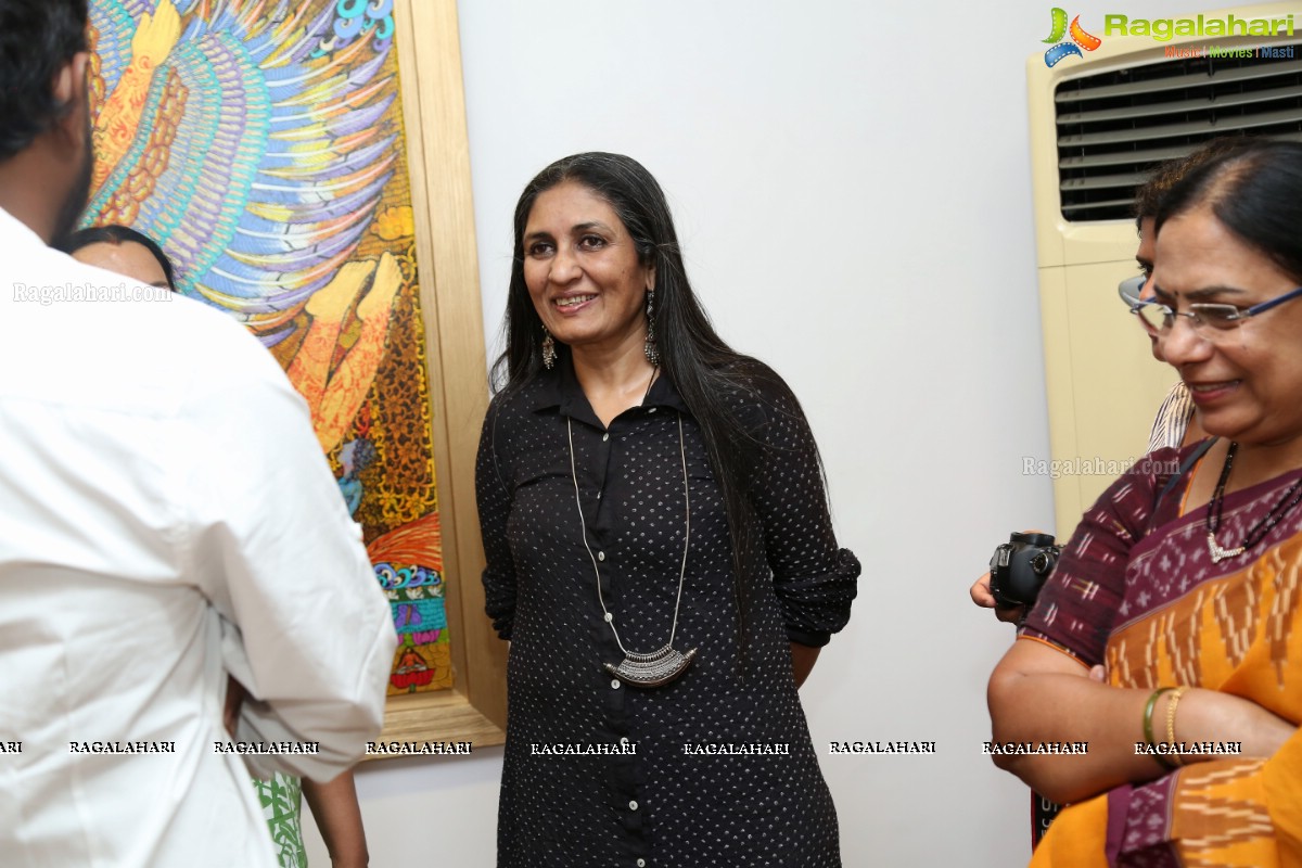 Golden Womb Dawn of Time by Seema Kohli at Kalakriti Art Gallery