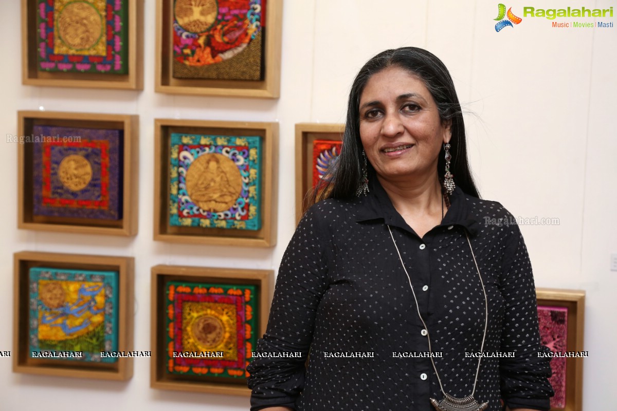 Golden Womb Dawn of Time by Seema Kohli at Kalakriti Art Gallery