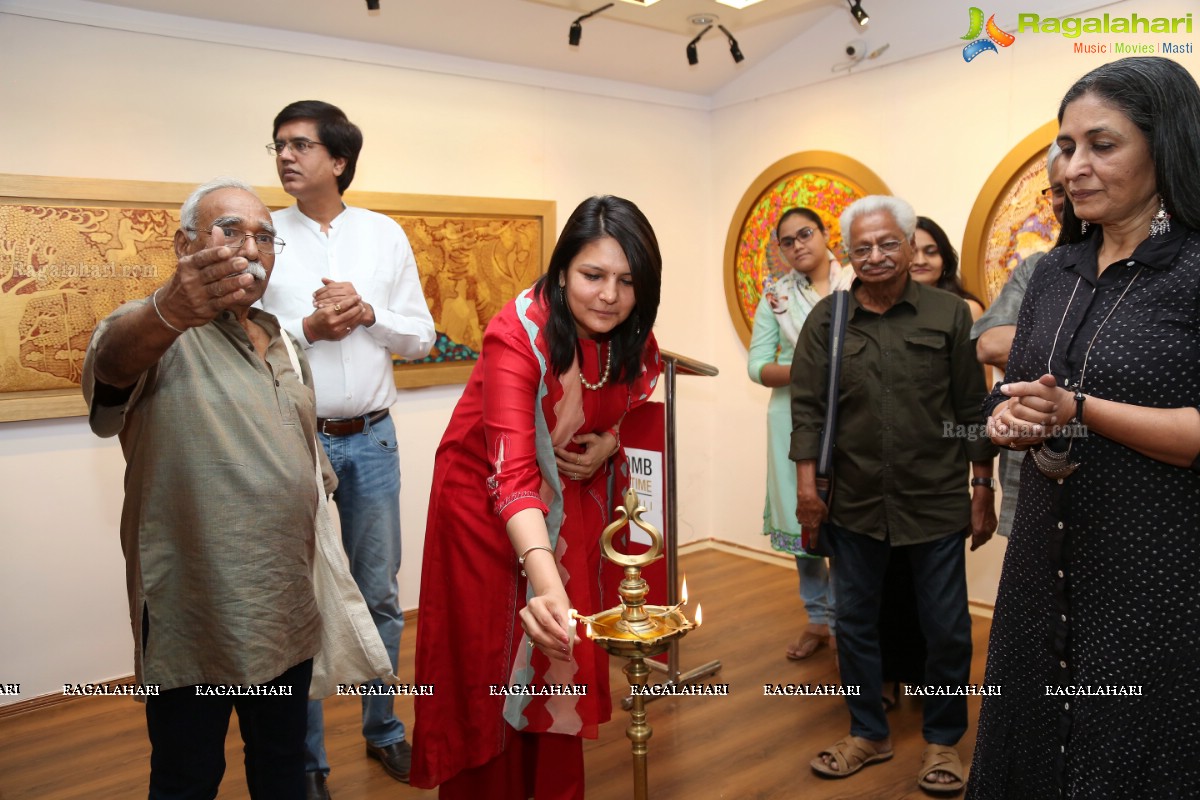 Golden Womb Dawn of Time by Seema Kohli at Kalakriti Art Gallery