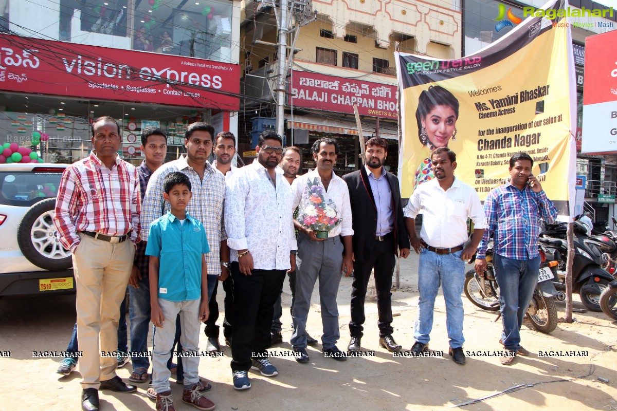 Yamini Bhaskar inaugurates Green Trends Outlet at Chandanagar Main Road, Hyderabad