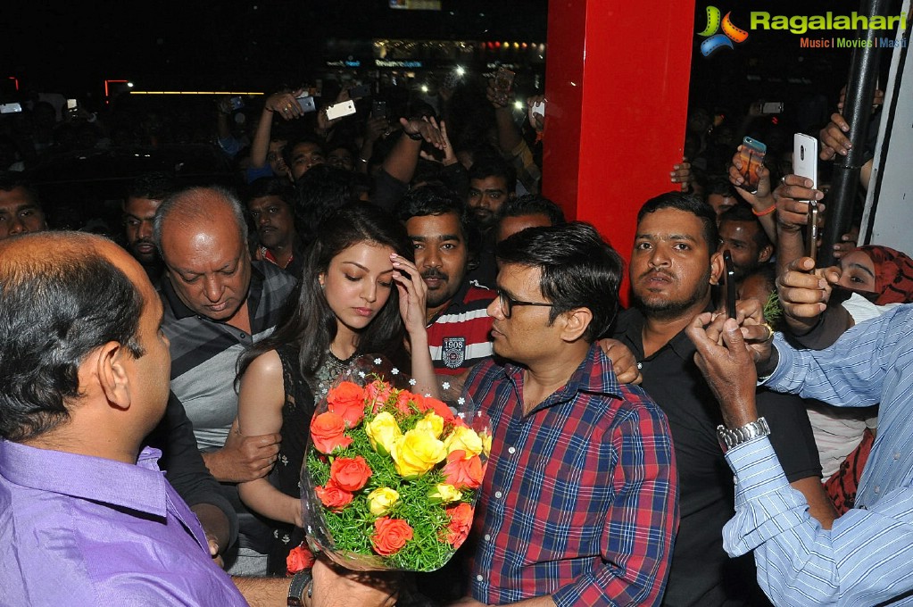 Kajal Aggarwal launches Bahar Cafe at Madinaguda, Hyderabad