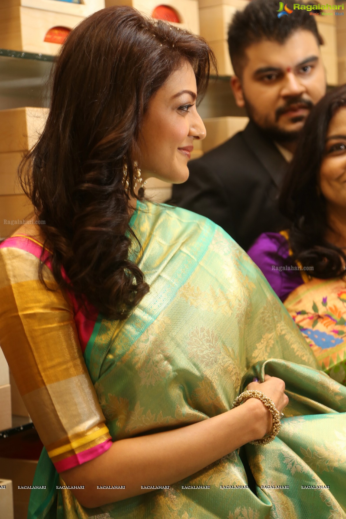 Kajal Aggarwal launches Trisha Designer Store at Banjara Hills, Hyderabad