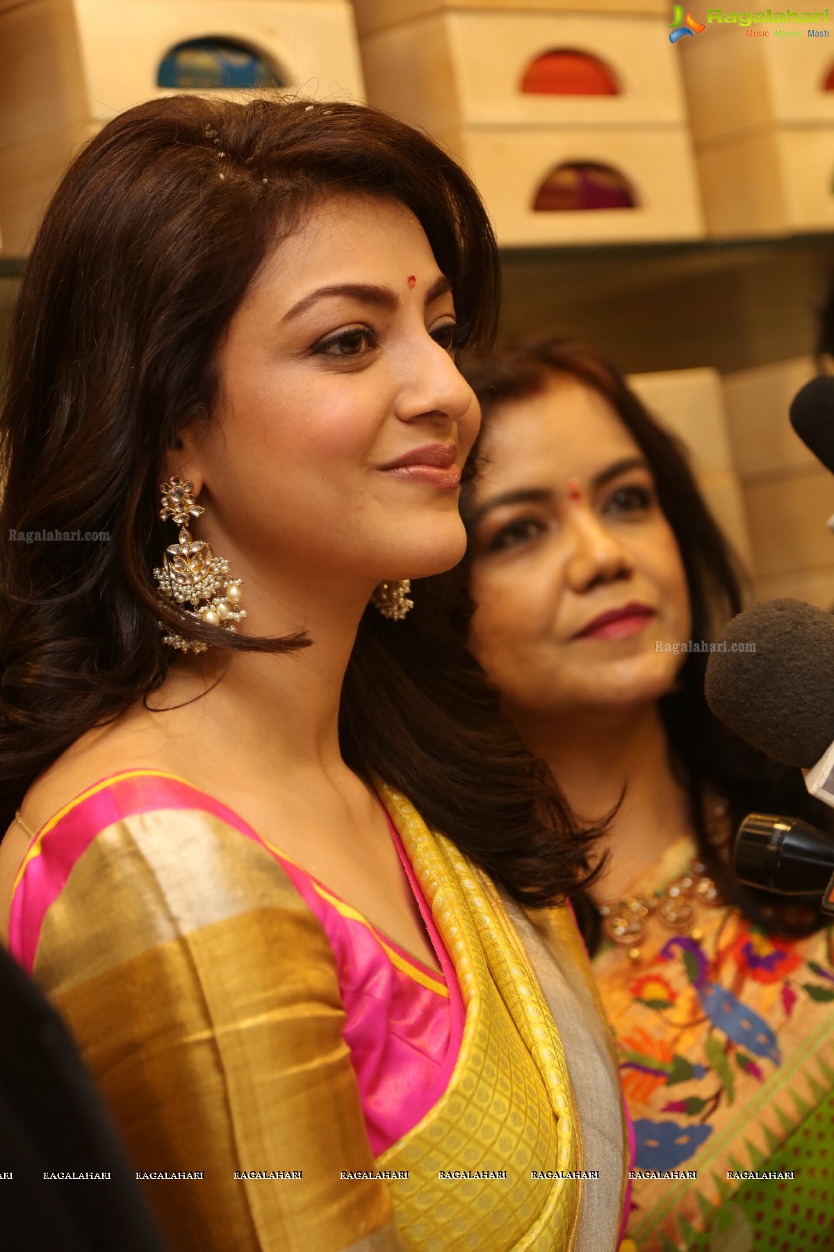 Kajal Aggarwal launches Trisha Designer Store at Banjara Hills, Hyderabad