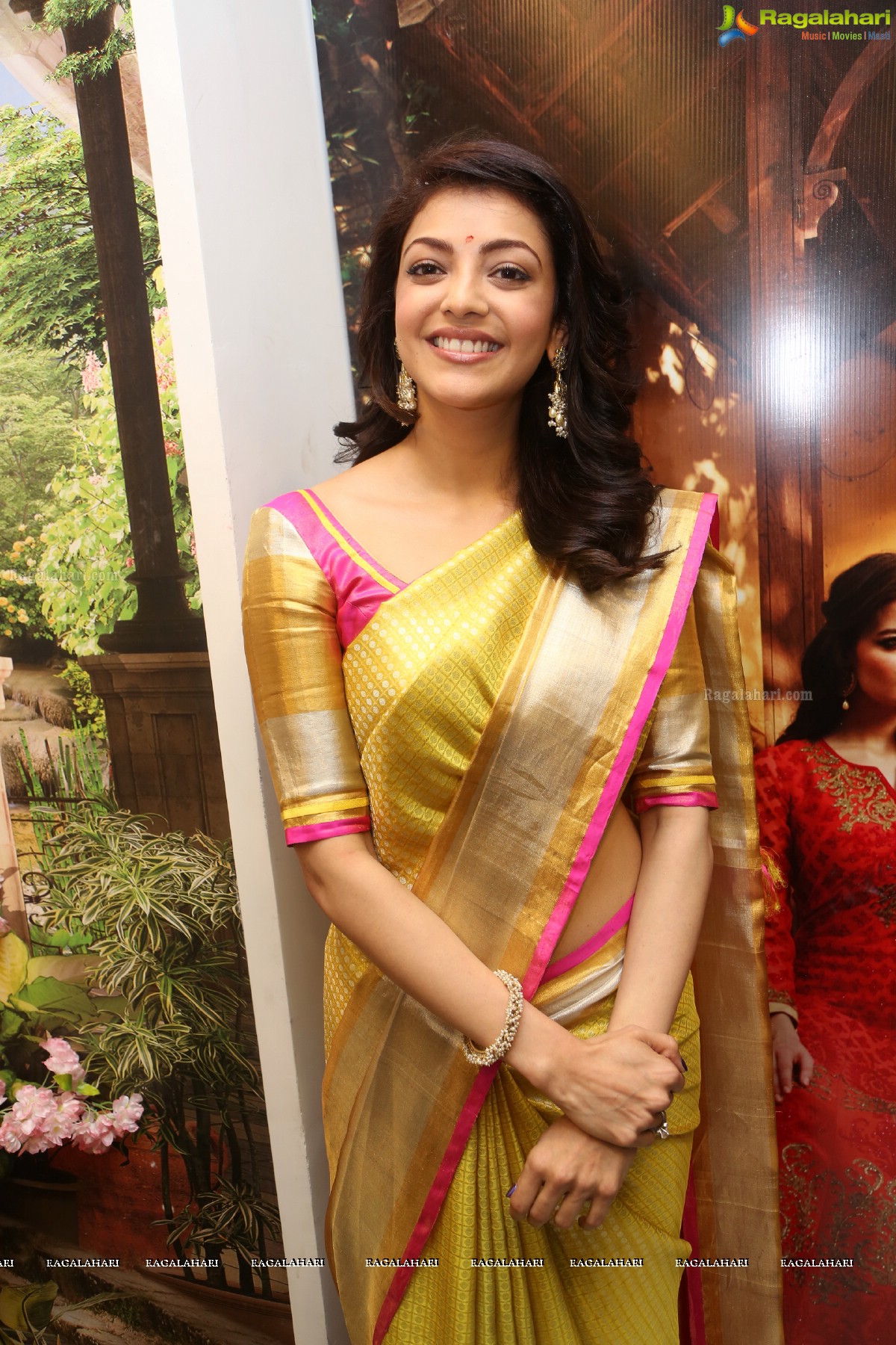 Kajal Aggarwal launches Trisha Designer Store at Banjara Hills, Hyderabad