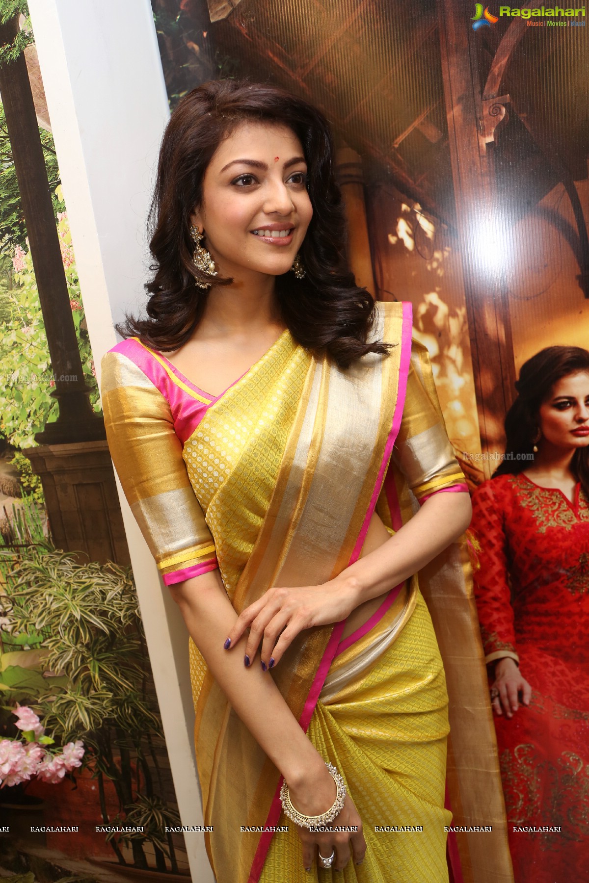 Kajal Aggarwal launches Trisha Designer Store at Banjara Hills, Hyderabad