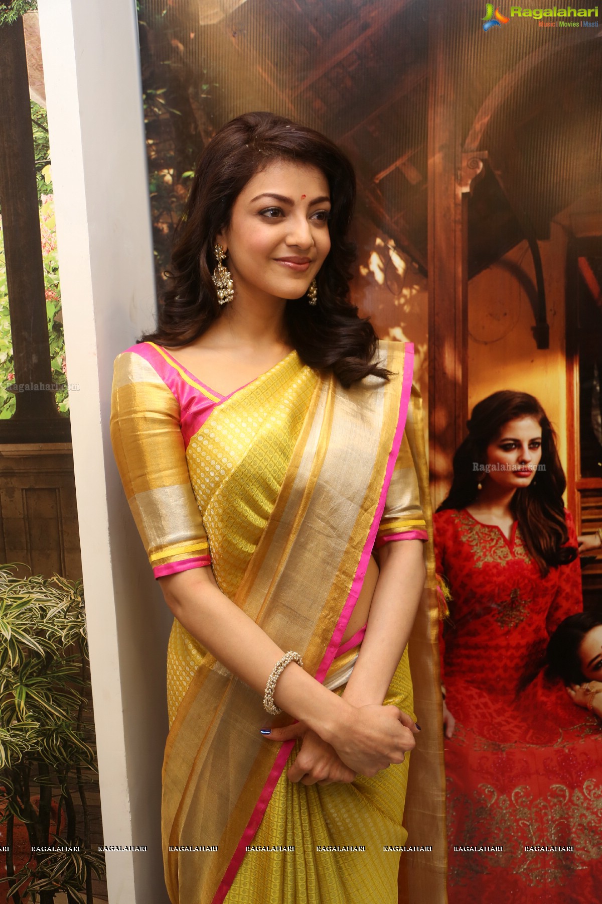 Kajal Aggarwal launches Trisha Designer Store at Banjara Hills, Hyderabad